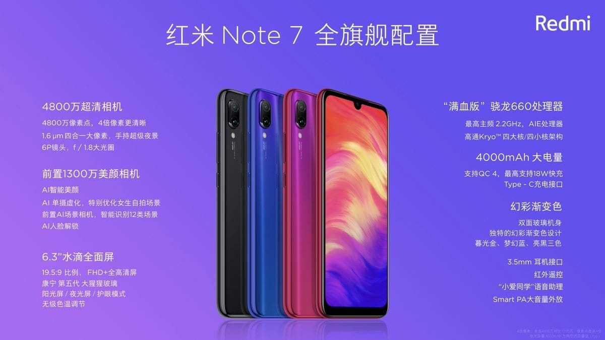Xiaomi Note 7 Быстрая Зарядка