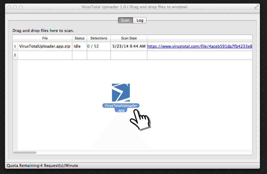 virustotal-uploader-mac