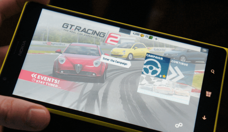 GT Racing 2 Windows Phone