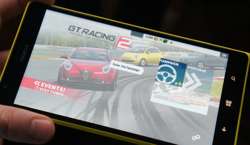 GT Racing 2 Windows Phone