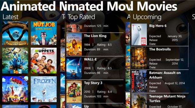 Animated Movies an app for Online animated movies