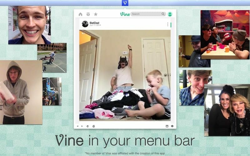 App for Vine - Menu Bar App-mac apps