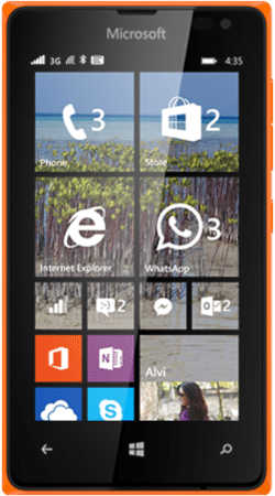 Microsoft-Lumia-435-specs-orange-png