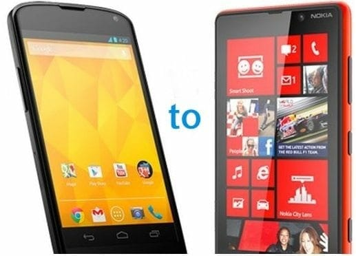android phone to windows phone