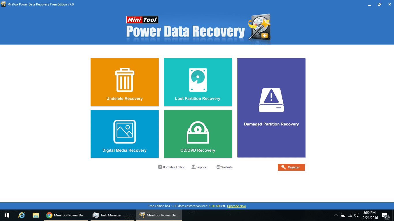 MiniTool power data recovery