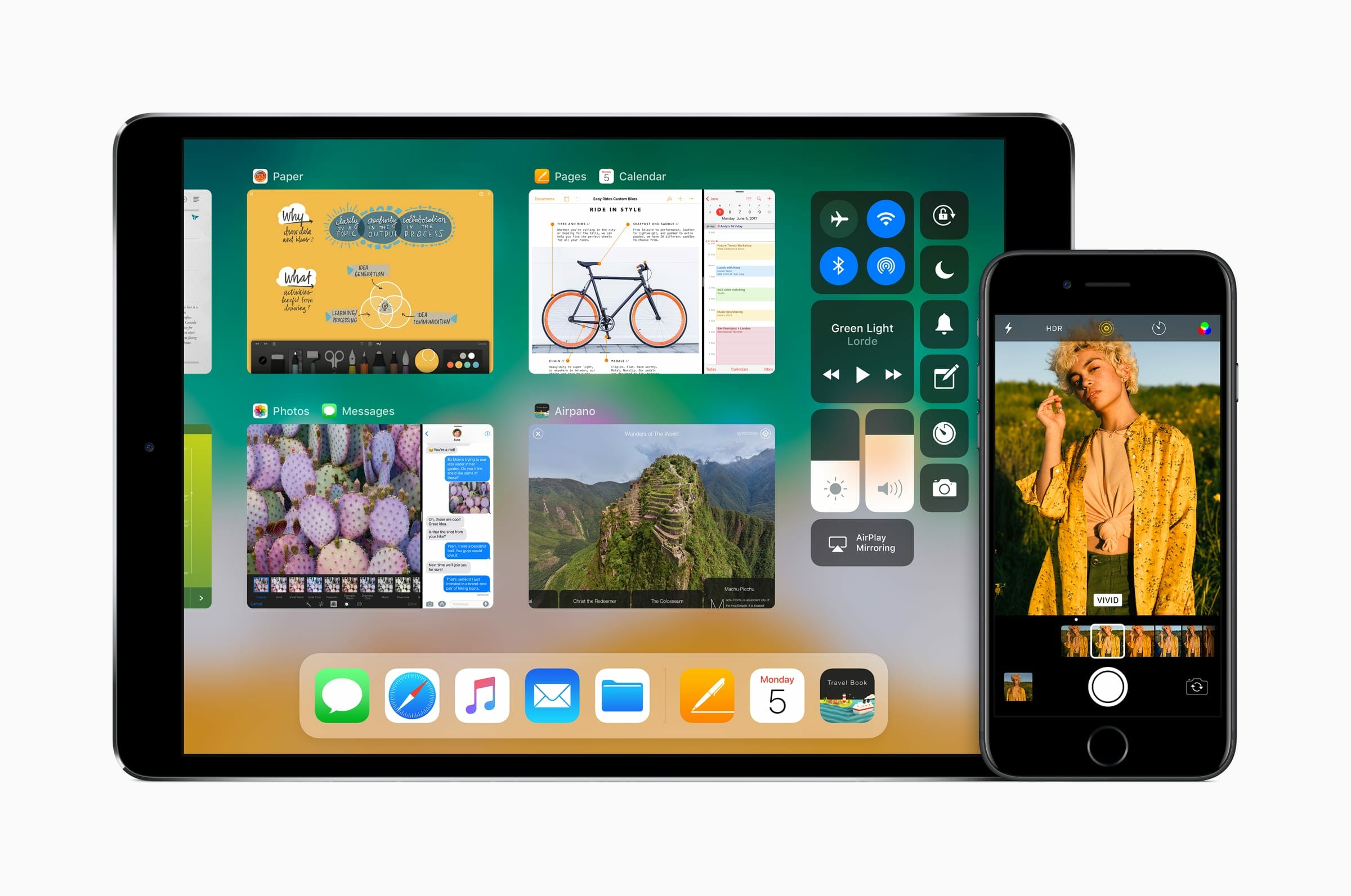 iOS 11 iPad and iPhone