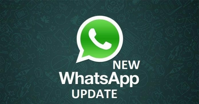 whatsapp latest update