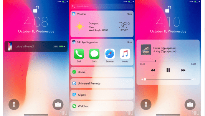 Download &amp; Install iPhone X MIUI Theme for MIUI 8/9 Xiaomi ...