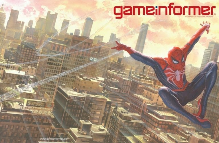 Spider-Man Game Informer Cover