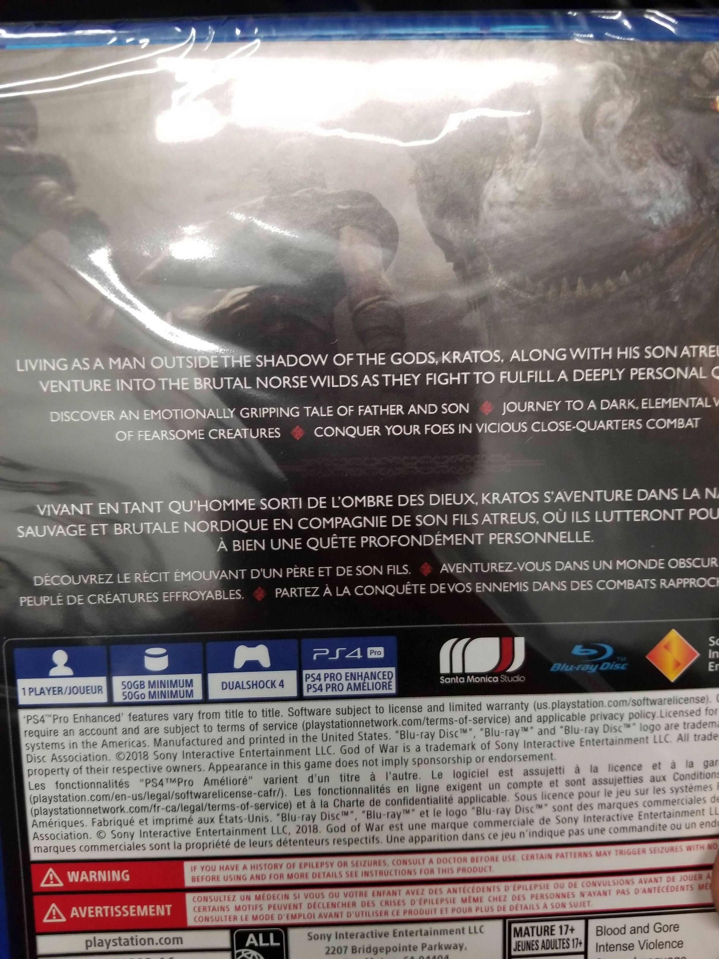Retail Copies of God of War Leaked 2 Weeks Before Release