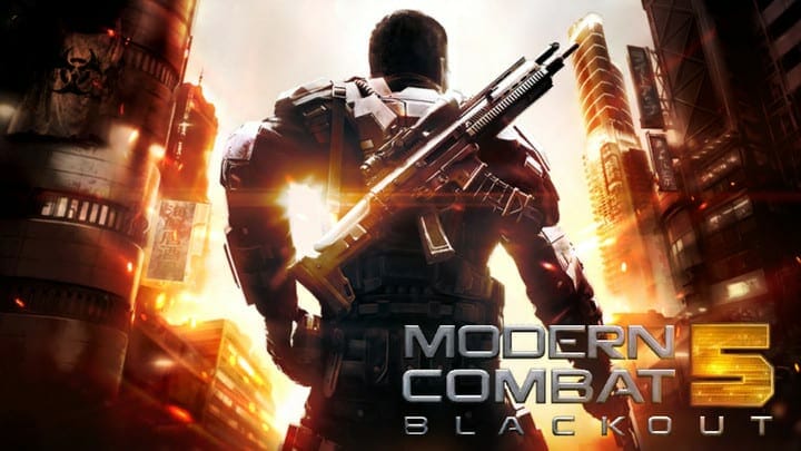 Modern Combat 5 Blackout for Nintendo Switch