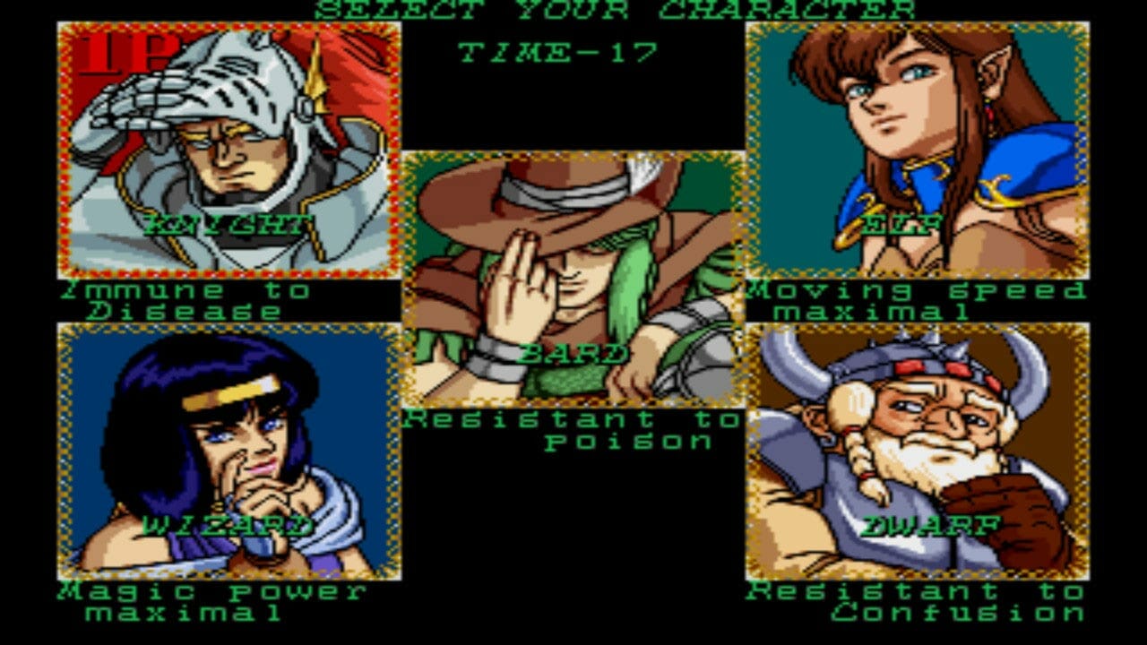 Wizard Fire Gameplay Character Select