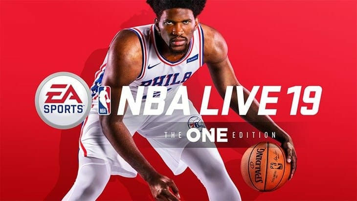 NBA live 19 Cover Athlete Joel Embiid