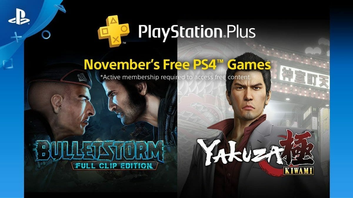 November 2018 PS+ Free Games