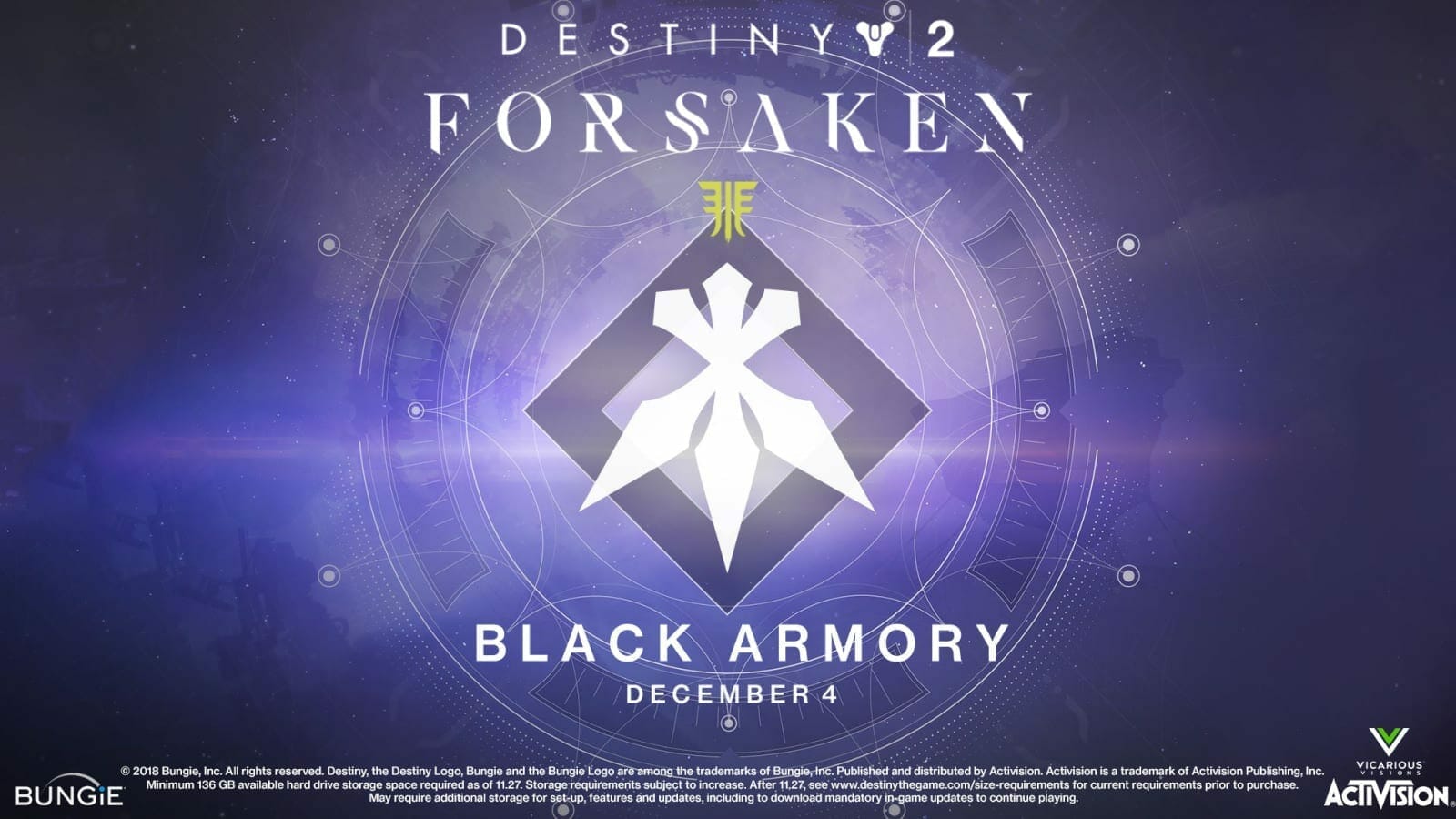 Destiny 2 Forsaken: Black Armory Release Date