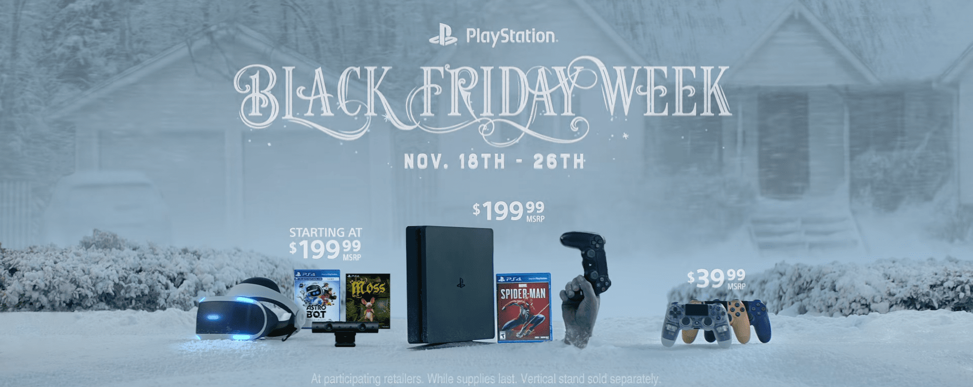 Sony PS4 Black Friday 2018