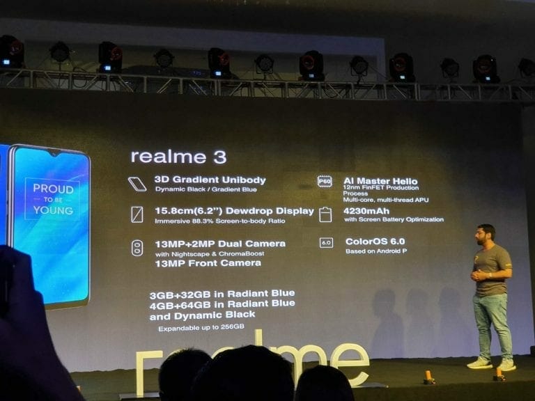Realme 3 Launch Event