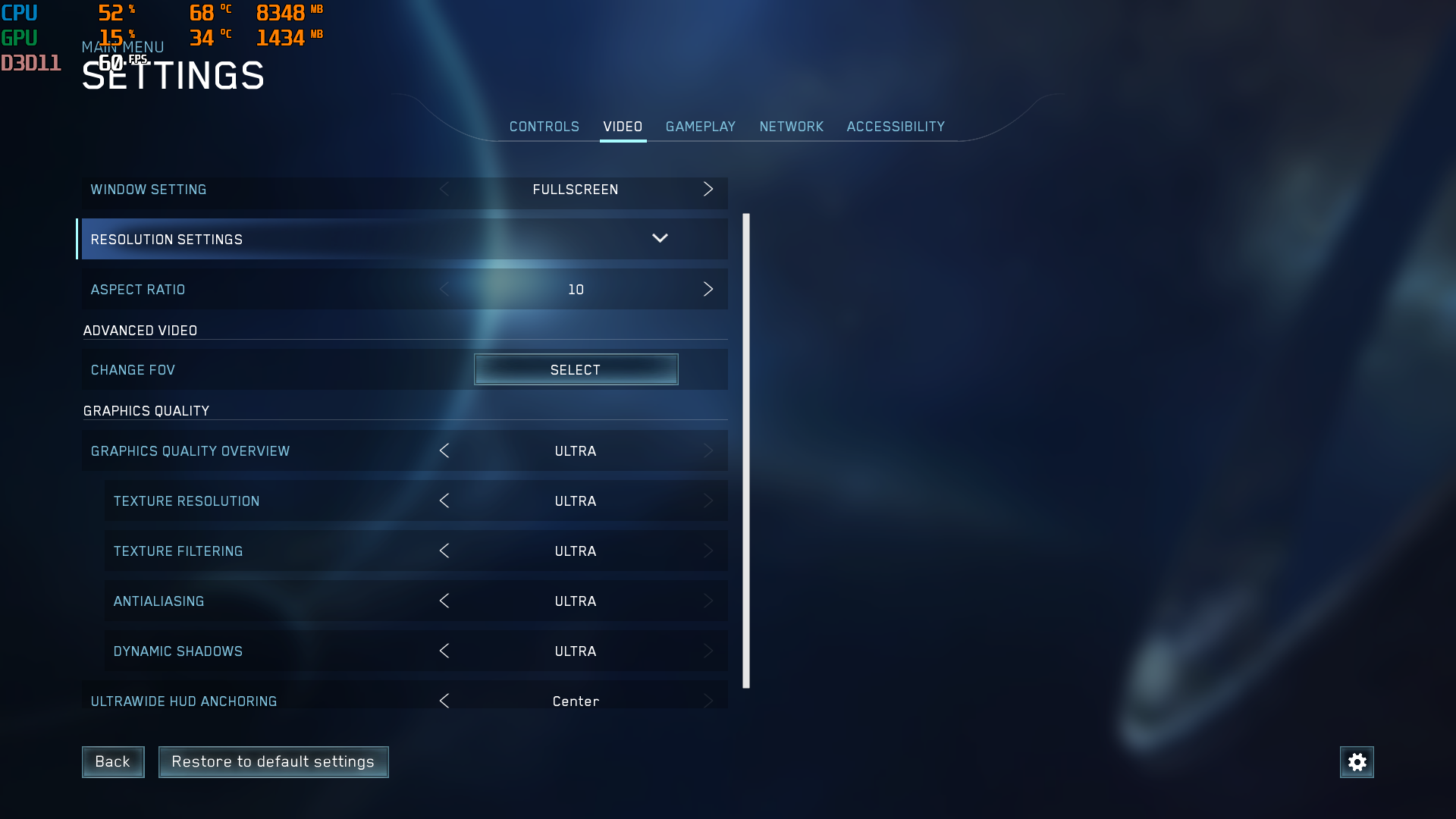 Halo Master Chief Collection PC Settings and All Menu Screenshots