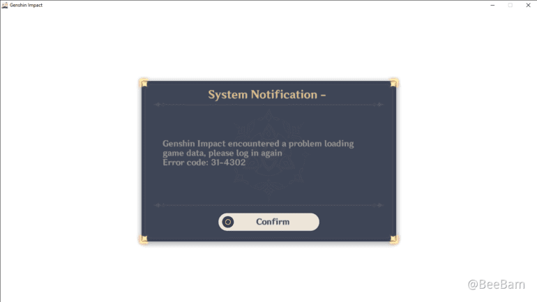 Genshin Impact Fehlercode 31 - 4302 How to fix Genshin Impact Error Code 31-4302 on PC