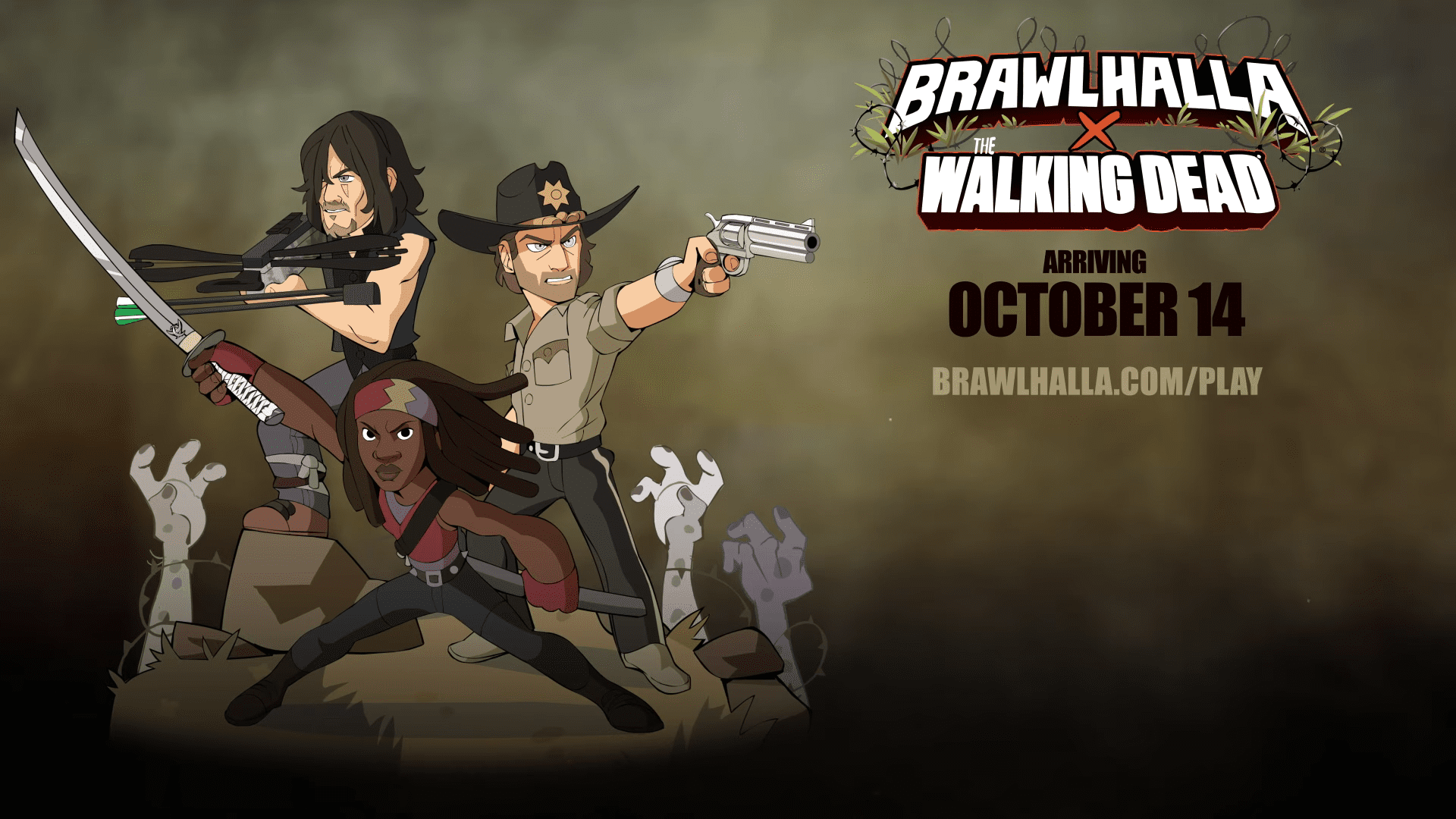 The Walking Dead and Brawlhalla Crossover